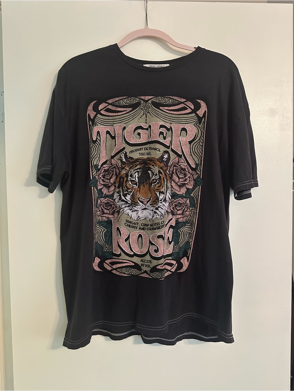 Project Social T Tiger Rose Graphic Tee